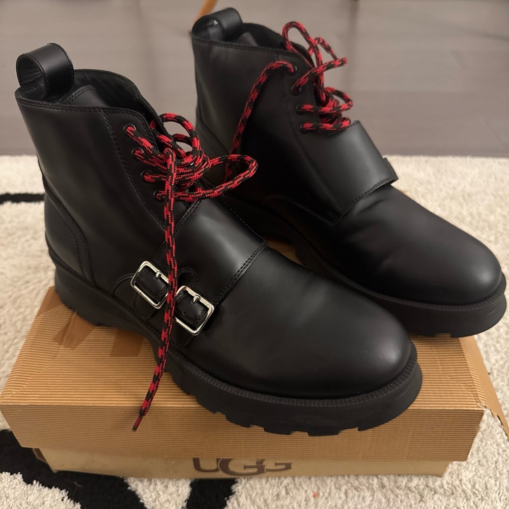 Dior Vintage Runway Black Boots Men’s Size 43